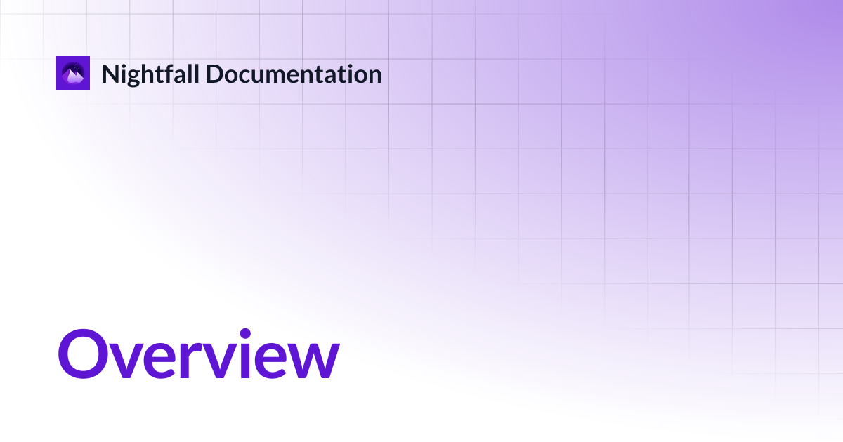 Overview | Data Classification and Discovery | Nightfall Documentation