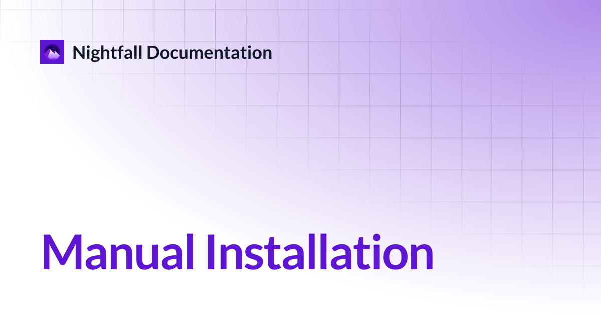 Manual Installation | Data Exfiltration Prevention | Nightfall ...